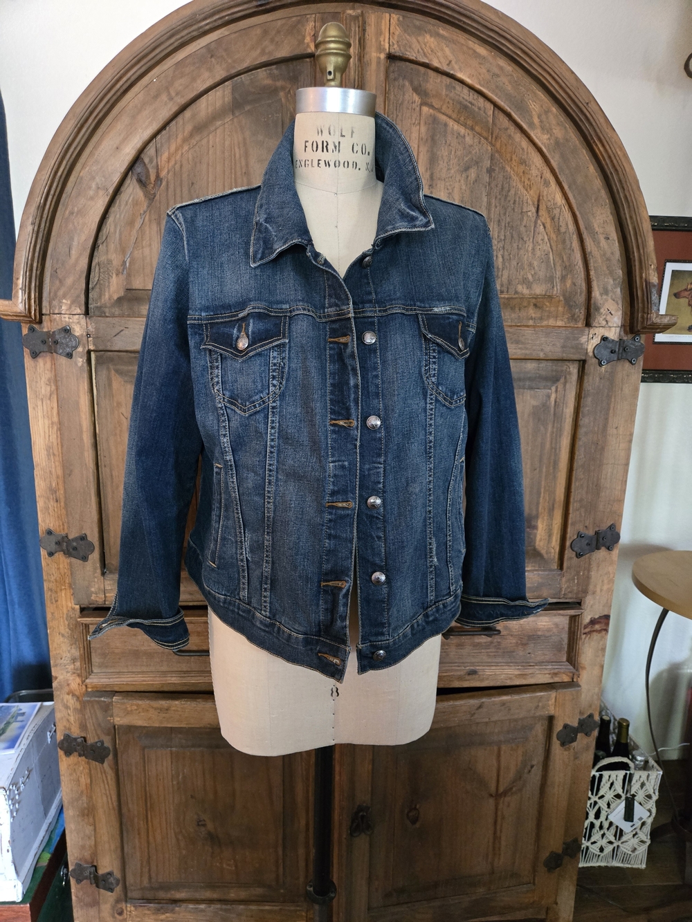 torrid Dark Blue Denim Jean Jacket